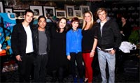 Etienne Janse van Rensburg (CrashCarBurn), Fabian Sing (CrashCarBurn), Jodene Shaer, Pixie Bennett, Karen Battaliou and Garth Barnes (CrashCarBurn)
