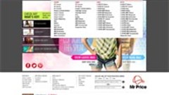 MRP website navigation