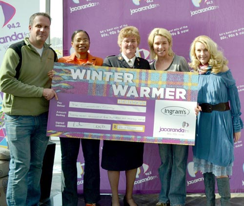 Five charities benefit from Jacaranda FM's Winter Warmer