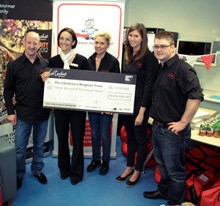 L - R: Michael Terespolsky, Helen White, Kinga Baranowska, Cara Muller and Craig Shaw.