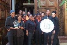 Mosaic team with their award