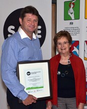 L - R: Colin Devenish - Executive Manager of Operations of the V&A Waterfront and Alderman Belinda Walker - Economic, Environmental & Spatial Planning