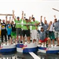 Team #BullsEye wins Red Bull Flugtag