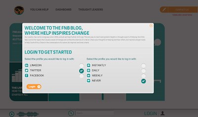 Some views on the FNB 'You Can Help' campaign
