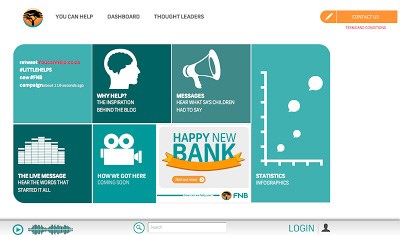 Some views on the FNB 'You Can Help' campaign