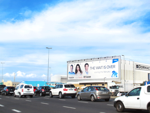 The wait is over - Tractor Outdoor flights largest billboard in Cape Town