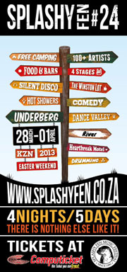 Nearly 100 of SA's top acts at this year's Splashy Fen