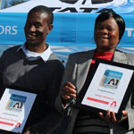 Ntuthuko Myeza and Sylvia Lentsoana