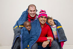 Warm hearts fire up online!