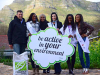 Miss Earth SA semi-finalists help "green up" Cape Town