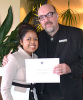 Helena Lategan and Alan Lester