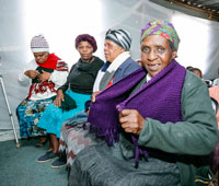 Akacia donates scarves to Mayibuye Outreach Program