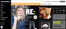 New look website for Woolworths