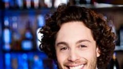 Enjoying a glass of cider. Image: