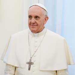 Pope Francis tweets to 10m. Image: Wiki Images