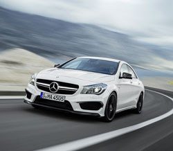 The AMG at full bore.