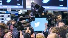 Twitter's share values have soared since listing last week. Image: