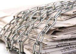 Sanef has strongly protested at what it construes as an attempt to interfere with the freedom of expression rights of the paper. (Image extracted from the