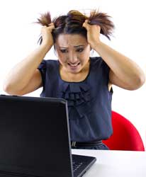 Consumers are tearing their hair out when it comes to paying debts. Image: Innovated captures