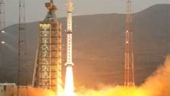 The Long March 4B rocket takes off carrying a Brazilian satellite that failed to enter orbit. Image: