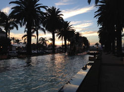 Just the place to take a stroll in the cool of the evening.