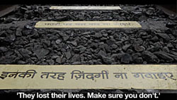 JWT Mumbai earned the prestigious Grand Midas Award for “Death Track” for client Birla Sun Life Insurance. But South Africa has more than its fair share of train-related deaths, so &quot;Death Track&quot; should strike a chord here as well as in India.