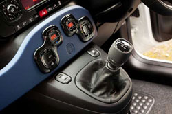 Neat and everything in its place... though that gear shift...