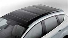 Ford is due to unveil a solar powered hybrid car that has a solar panel on its roof to harvest energy. Image: