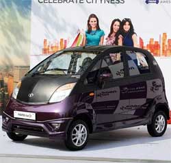 The new Nano Twist is repositioning itself after a marketing blunder left it with a stigma of the 'world's cheapest car'. Image: