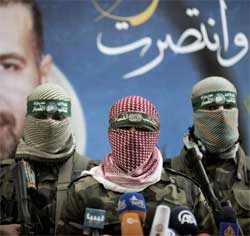 Hamas's armed wing says that it's Twitter account is being censored, favouring Israel. Image: