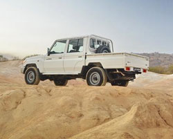 There's suffiicent ground clearance to handle most of what you might like to throw at it.