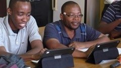University of Zambia Language Centre receives Toshiba tablets