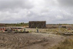 Construction starts on new road at Baywest