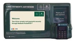 New card payment system for metered taxis