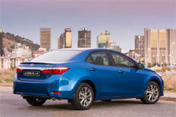 The rear seat area has an abundance of space for three adults.