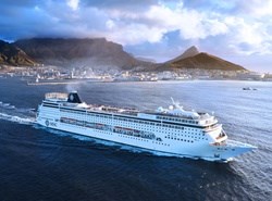 SA says farewell to MSC Sinfonia