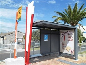 Commuter shelters - Street furniture that is both public amenity and advertising platform