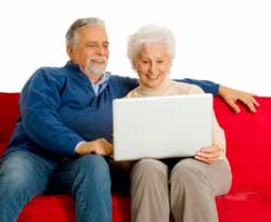 Older people in the US are increasingly starting to use the Internet and social media sites. Image: Ambro