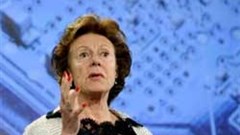 The EU's Neelie Kroes says roaming charges between EU member states will be dropped by 2015. Image:
