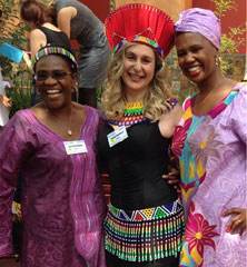 Left to right: Prof Lulama Makhubela (African Research House), Candice Goodman (Mobitainment), Zanele Veto (Ntinga Professionals) at Goldman-Sachs 10 000 Women Entrepreneurs Programme Cohort 4 Graduation at GIBS (Gordon Institute of Business Science) – 6 March 2014
