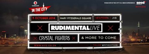 Rudimental and Crystal Fighters to play at Vodacom In The City