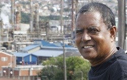 D'Sa fights tirelessly to defend the rights of the poor, who are worst affected by environmental injustices. And for this he received the Goldman Environmental Prize for Outstanding Environmental Achievement in Africa on 28 April, in the United States. (Image: )