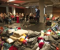 Tons of blankets donated at Protea Hotel Fire & Ice! #TBD2014