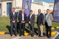 Prospecton launch leadership team (L - R): Bruno Gruwez, Commercial Director; David Jessop, Finance Director; Tyrone Reis, Legal Director; Rod Robinson, Supply Chain Director; Alan Henderson, BU GM(CEO)