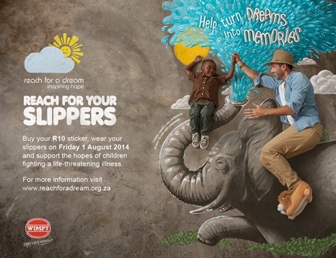 Inspire hope, in your slippers