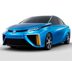 Toyota's new fuel cell vehicles will go on sale in Japan in March and will be available in Europe and the US by the middle of 2015. Image:
