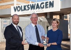(L–R): Nicholas Batten (Manager: Communications), Matt Gennrich (General Manager: Communications) and Margaret Loughead (Internal Communications Officer)