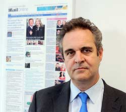 Martin Clarke, Publisher of Mail Online says removing stories is like burning books in a library. Image: