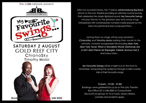 My Favourite Swings, starring the Johannesburg Big Band!