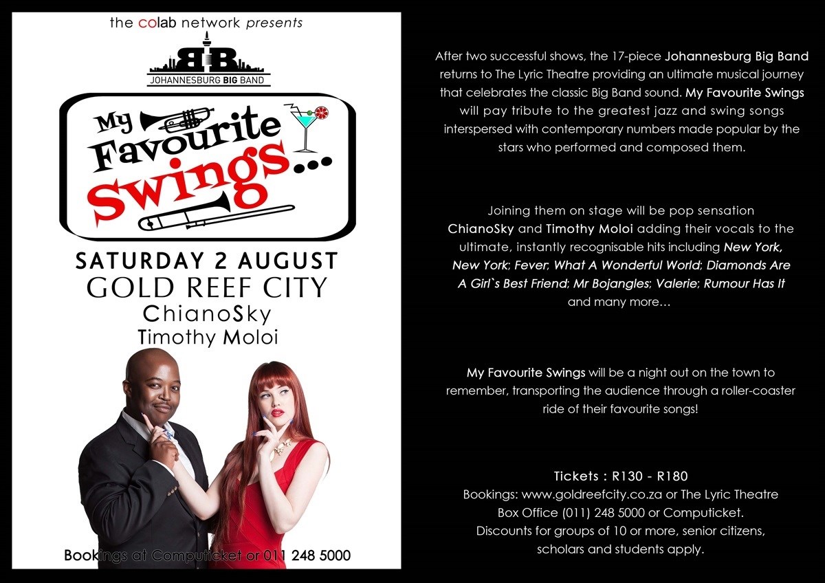 My Favourite Swings, starring the Johannesburg Big Band!